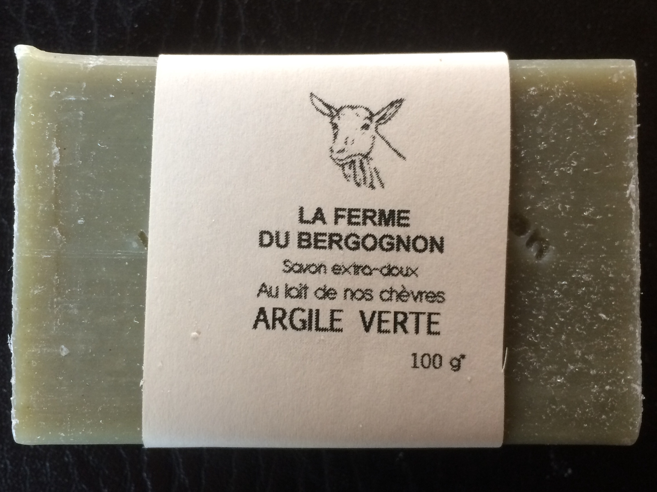 savon au lait de chèvre et argile verte